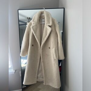 NWT Abercrombie Teddy Coat